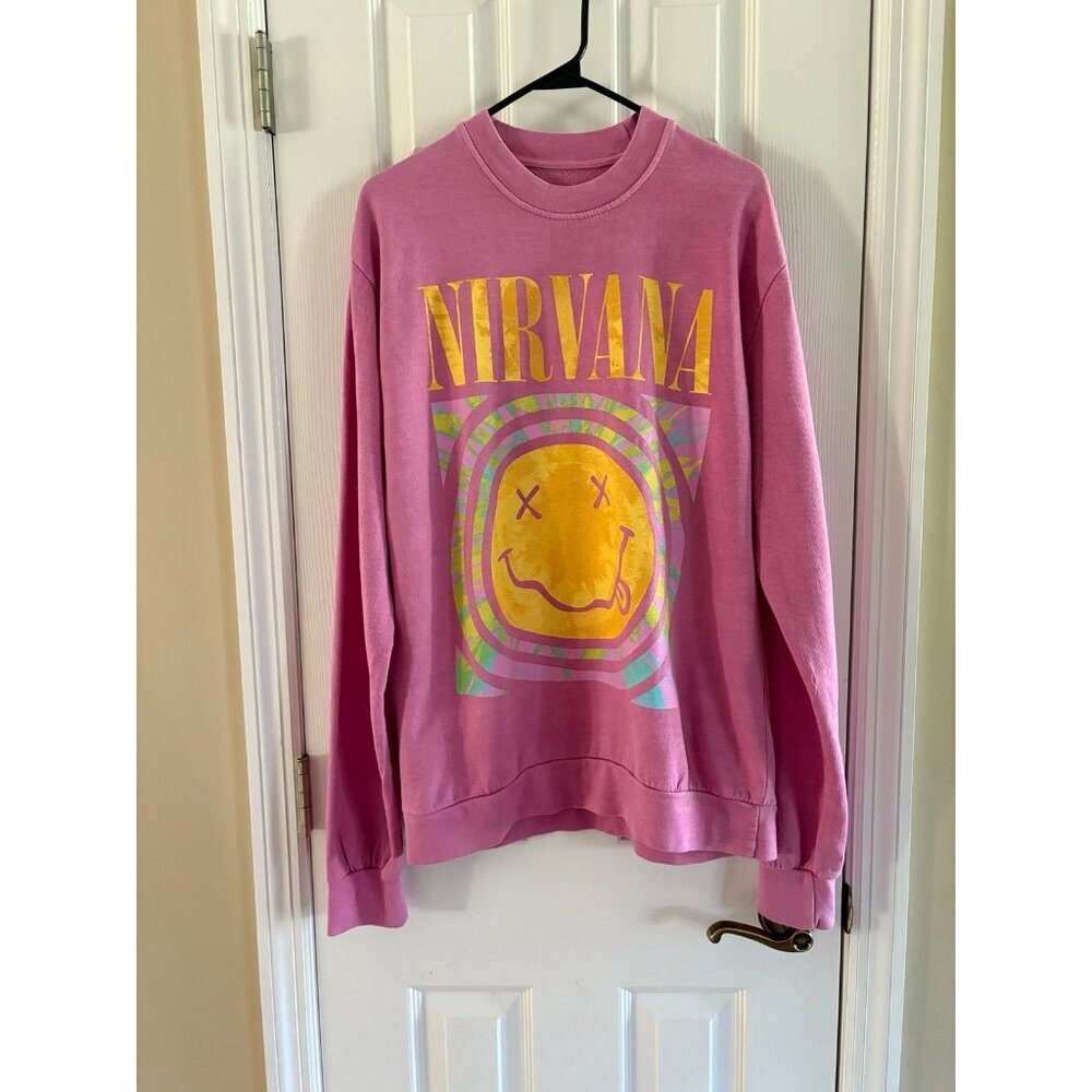 Nirvana Graphic Sweater Medium